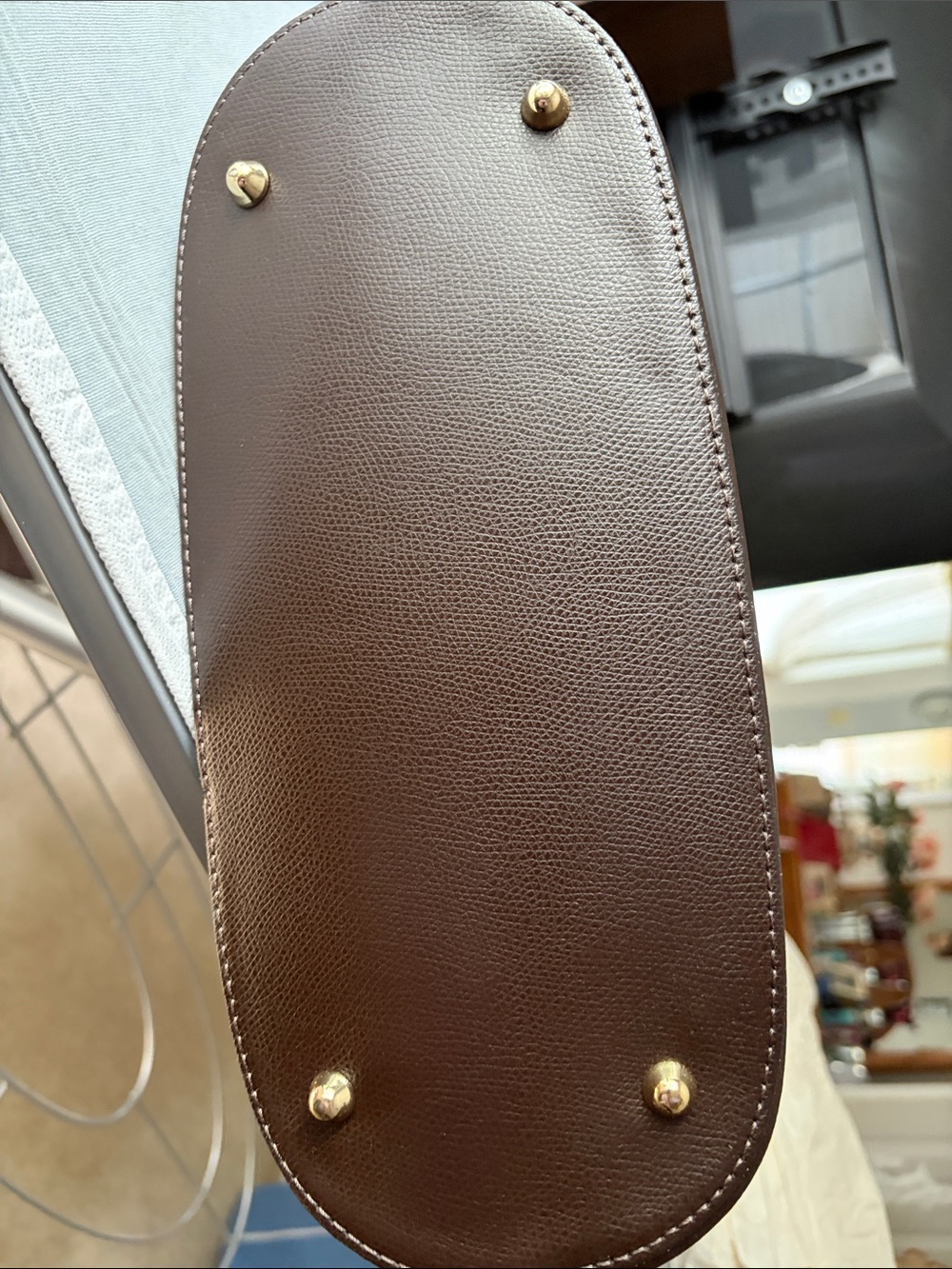 Brand-New Cheval Firenze Italian Leather Handbag – Chocolate Brown - Picture 9 of 10